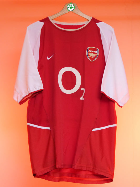 Arsenal 2002/2004 Home Shirt (#10 Bergkamp) (L)