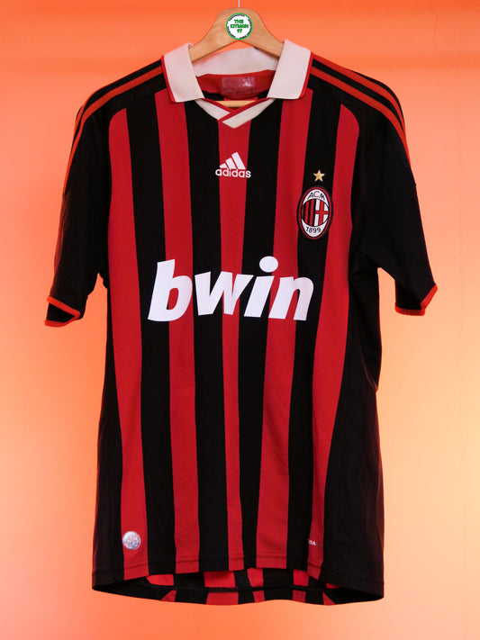 AC Milan 2009/2010 Home Shirt (#10 Ronaldinho) (M)