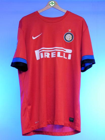 Inter Milan 2012/2013 Away Shirt (#4 Zanetti) (XL)