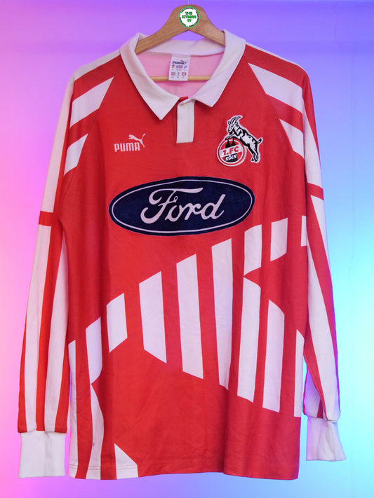 FC Köln 1994/1995 Away Shirt Longsleeve (XL) (Rare)