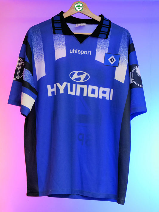 Hamburger SV 1995/1996 Away Shirt (#21 Spörl) (XL)