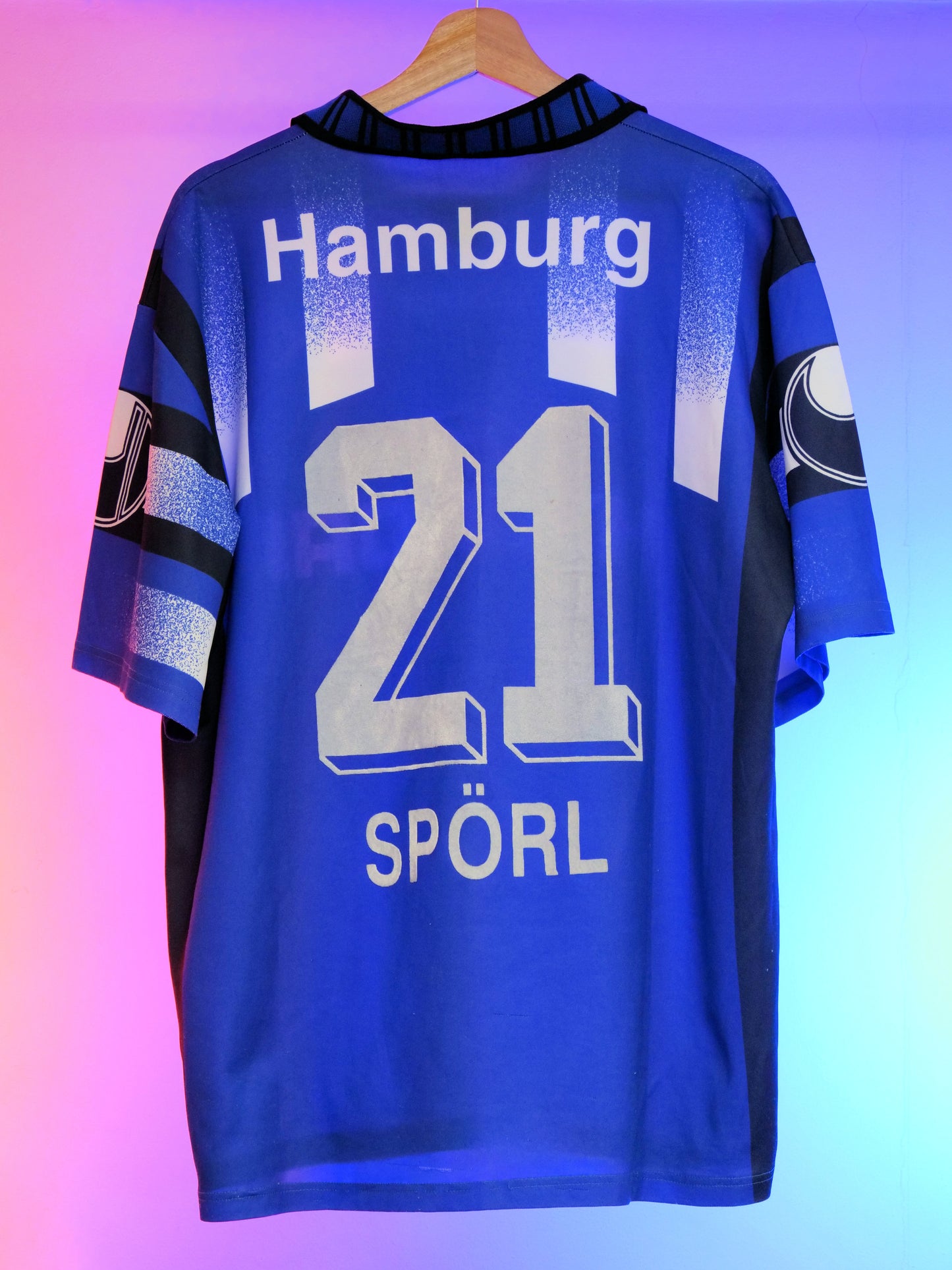 Hamburger SV 1995/1996 Away Shirt (#21 Spörl) (XL)