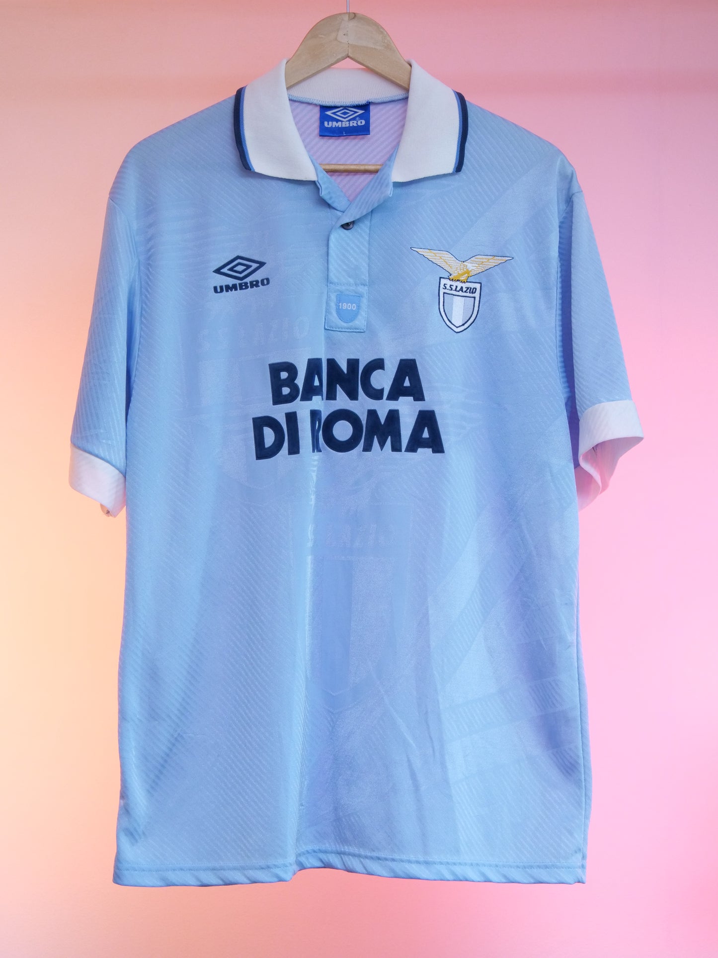 Lazio Roma 1993/1995 Home Shirt (L)