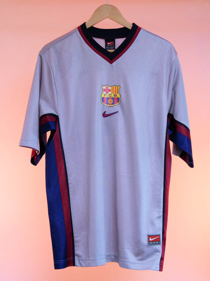 Barcelona 1999/2000 Away Shirt (#9 Kluivert) (M)