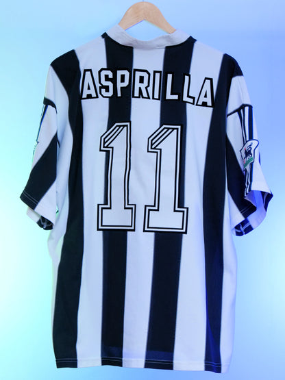 Newcastle United 1995/1997 Home Shirt (#11 Asprilla) (XL)