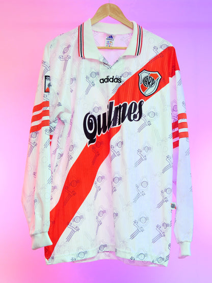River Plate 1995/1996 Home Shirt Longsleeve(XL)