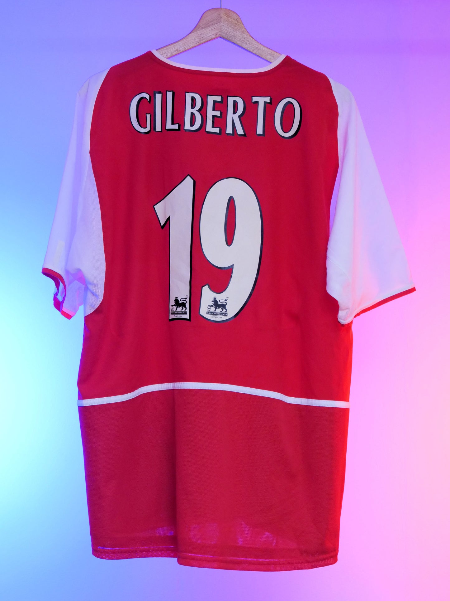 Arsenal 2002/2004 Home Shirt (#19 Gilberto) (L)