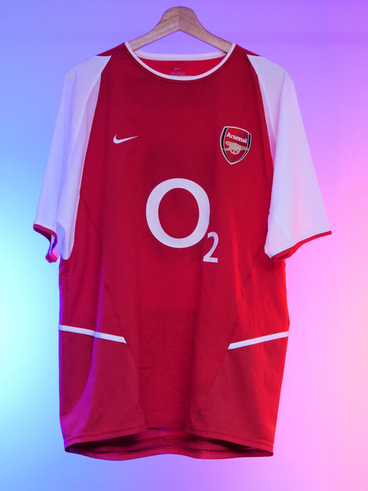 Arsenal 2002/2004 Home Shirt (#19 Gilberto) (L)