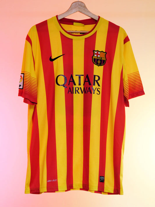 Barcelona 2013/2014 Away Shirt (#10 Messi) (XL)