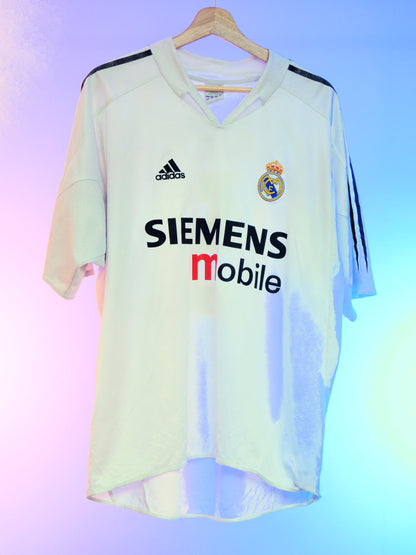 Real Madrid 2004/2005 Home Shirt (#5 Zidane) (XL)