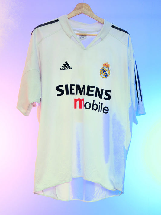 Real Madrid 2004/2005 Home Shirt (#5 Zidane) (XL)