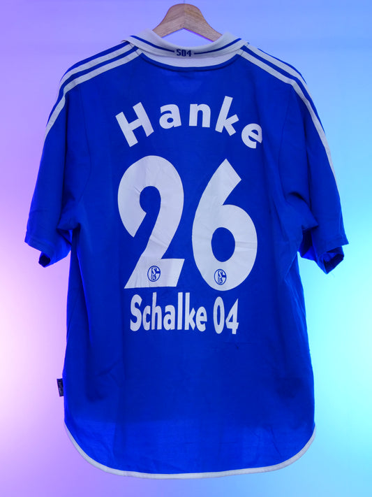Schalke 04 2001/2002 Home Shirt (#26 Hanke) (L/XL)