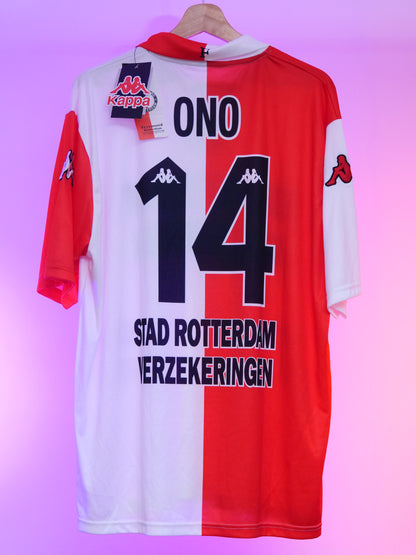 Feyenoord 2002/2003 Home Shirt (#14 Ono) (XL)