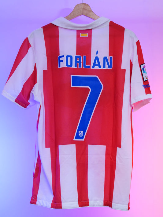 Atletico Madrid 2010/2011 Home Shirt (#7 Forlan) (M)