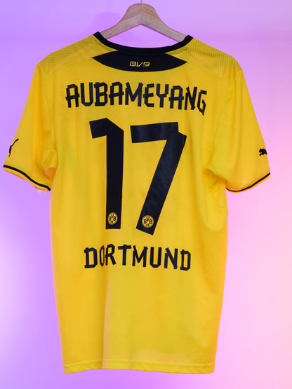 Dortmund 2013/2014 Home Shirt (#17 Aubameyang) (M)
