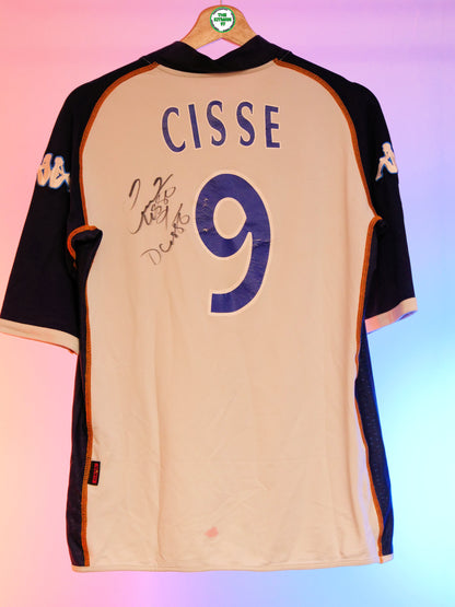 Auxerre 2002/2003 Third Shirt (#9 Cisse) (Signed) (M/L)