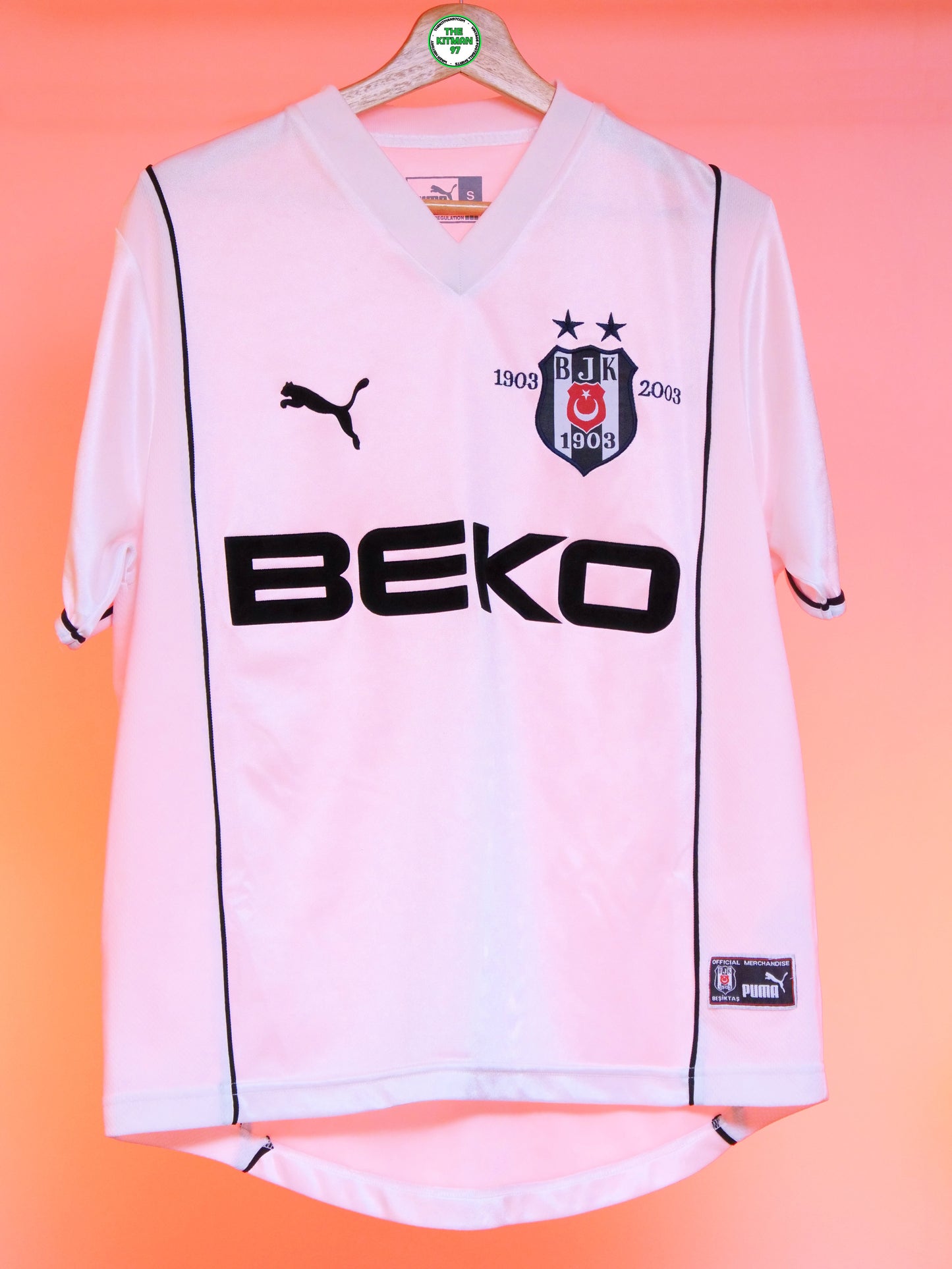 Besiktas 2002/2003 Home Shirt (S/M)