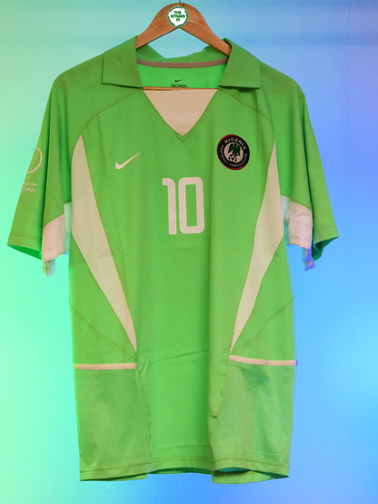 Nigeria 2002/2004 Home Shirt (#10 Okocha) (L)
