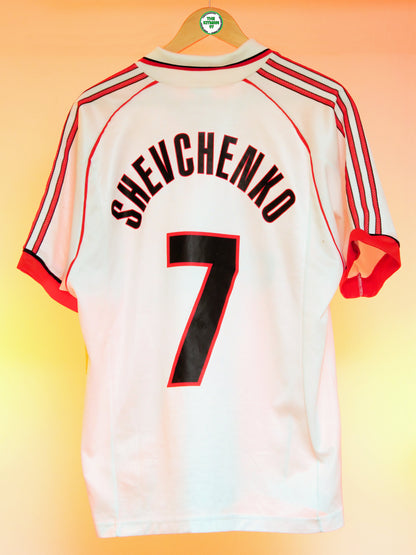 AC Milan 1998/1999 Away Shirt (#7 Shevchenko) (L/XL)