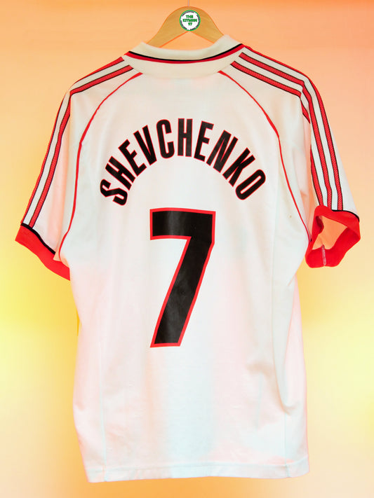 AC Milan 1998/1999 Away Shirt (#7 Shevchenko) (L/XL)
