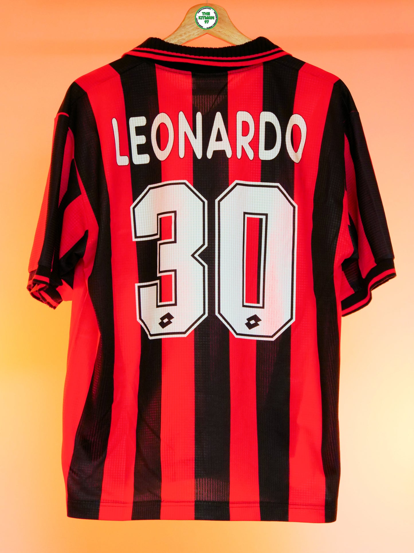 AC Milan 1997/1998 Home Shirt (#30 Leonardo) (L)