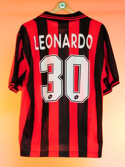 AC Milan 1997/1998 Home Shirt (#30 Leonardo) (L)