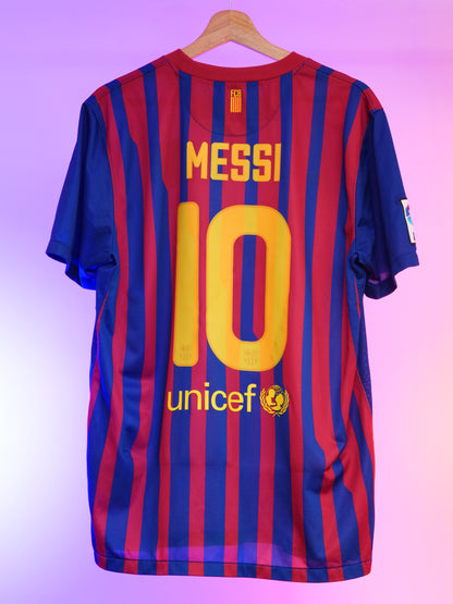 Barcelona 2011/2012 Home Shirt (#10 Messi) (L)