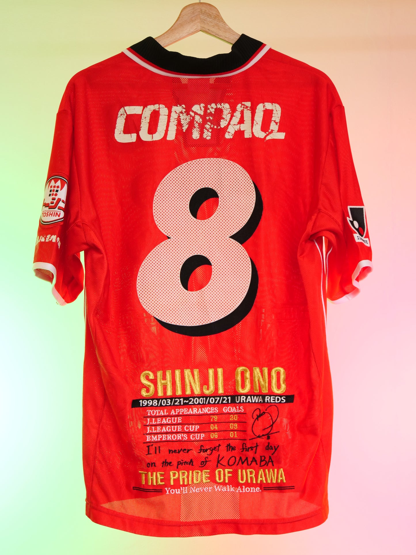 Urawa Red Diamonds 2001/2002 Home Shirt (Special Ono)
