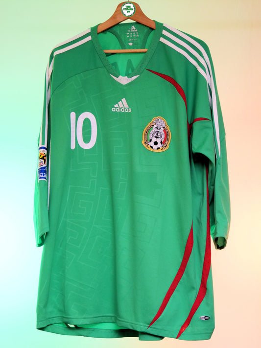 Mexico 2008/2009 Home Shirt (#10 Blanco) (XL)