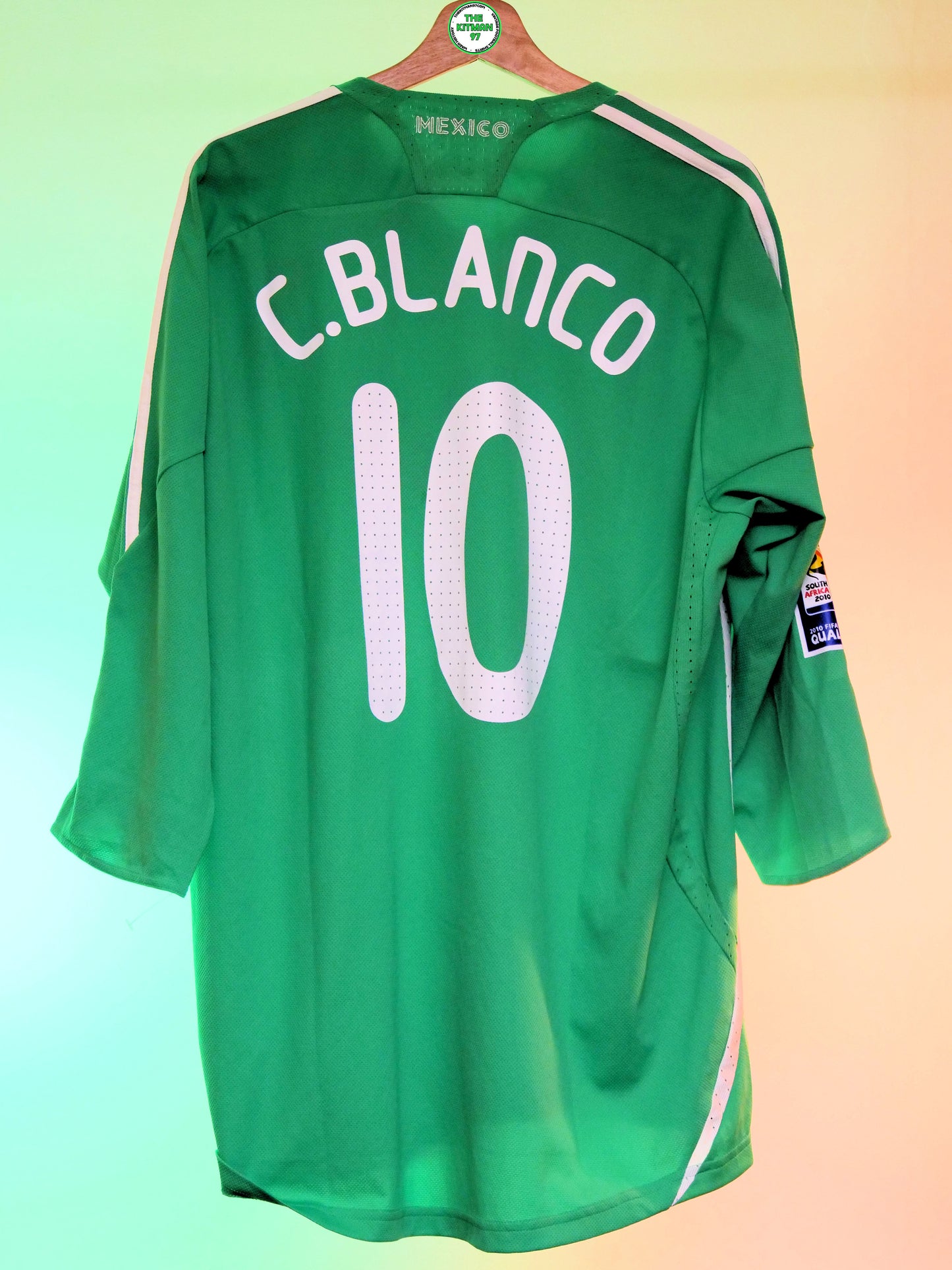 Mexico 2008/2009 Home Shirt (#10 Blanco) (XL)