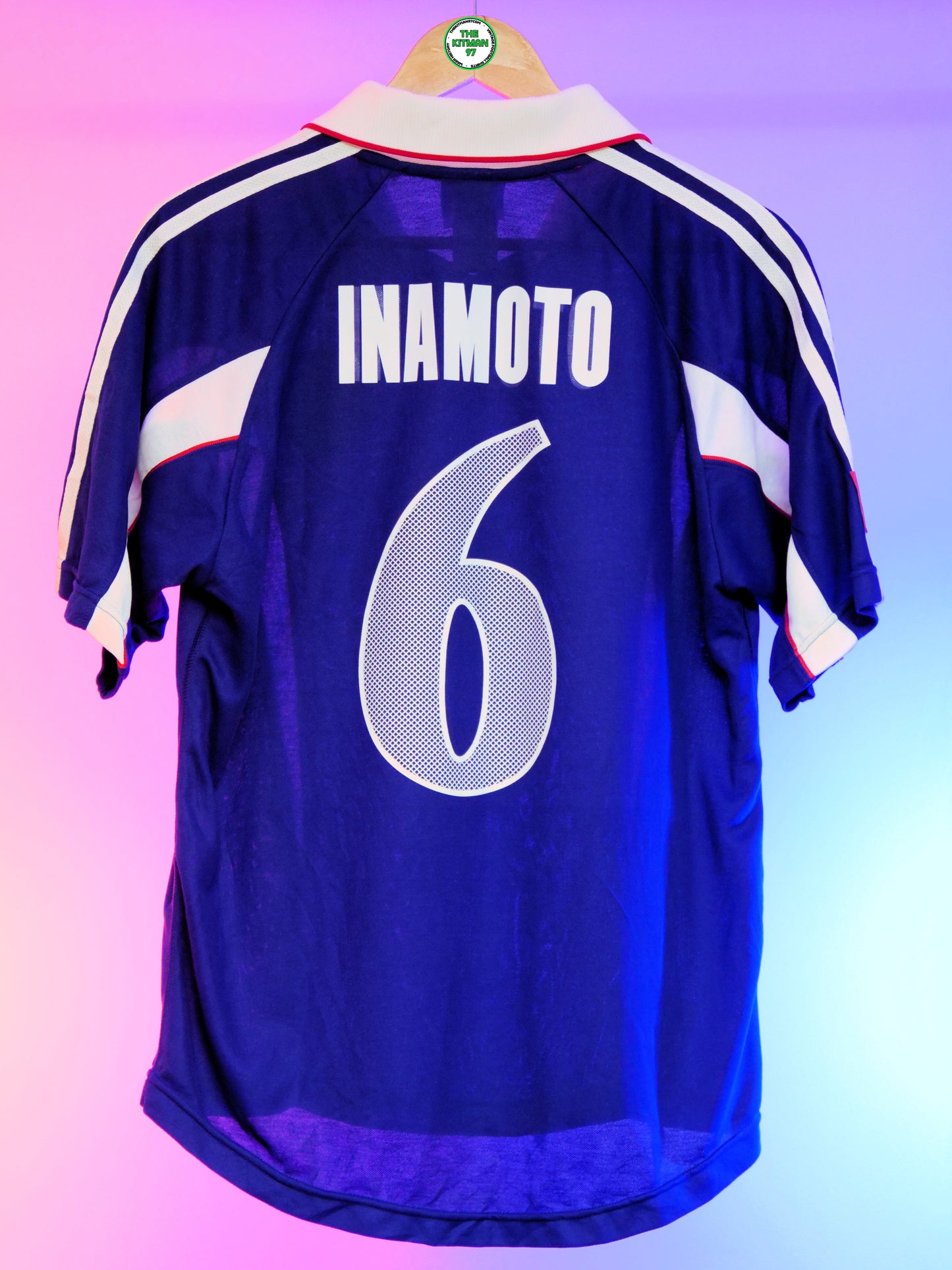 Japan 1999/2001 Home Shirt Player Issue (#6 Inamoto) (L)