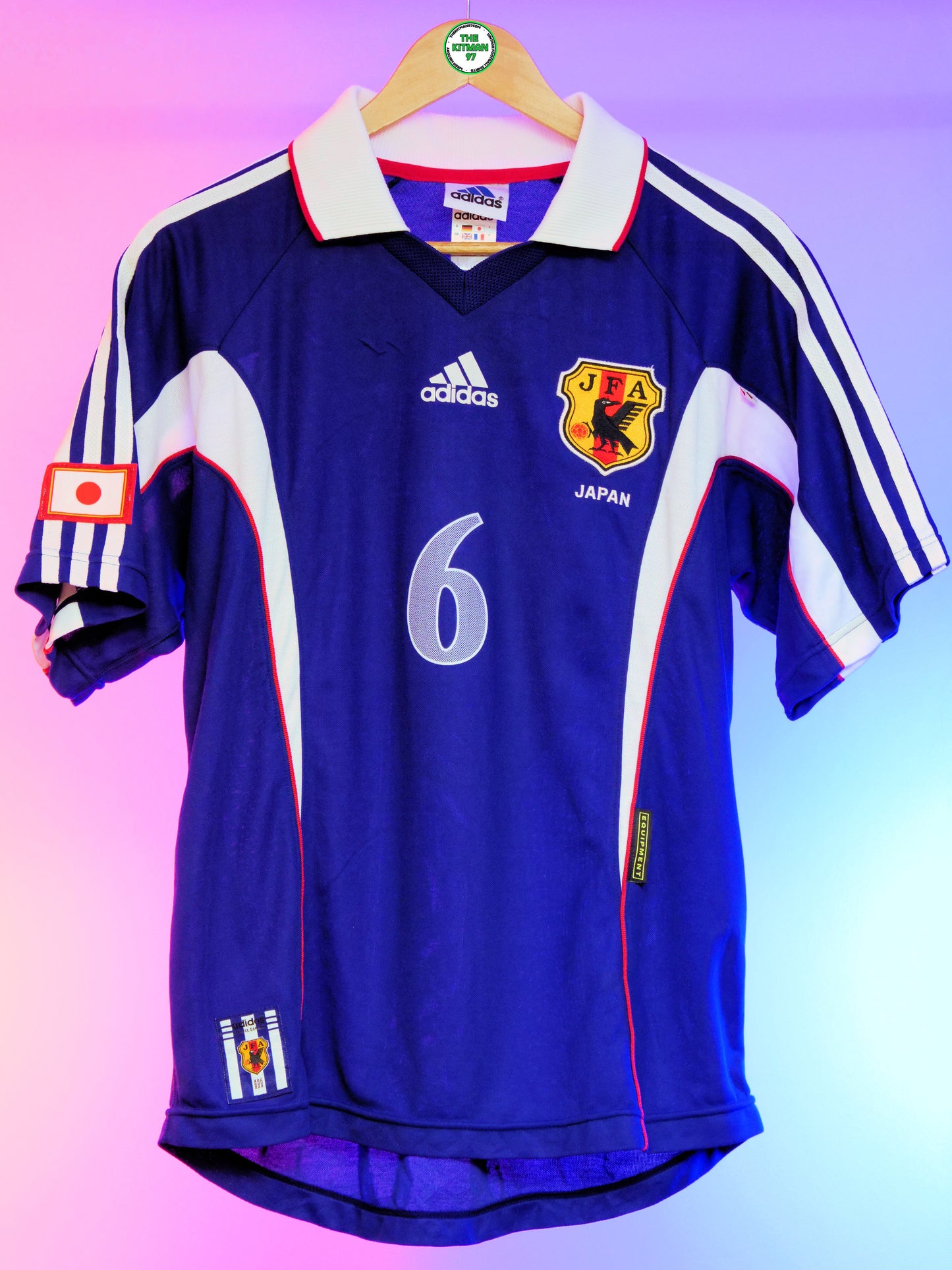 Japan 1999/2001 Home Shirt Player Issue (#6 Inamoto) (L)