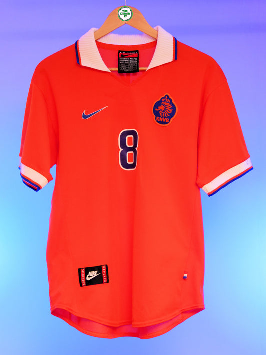 Netherlands 1997 Home Shirt (#8 Bergkamp) (M)