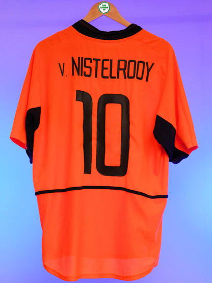 Netherlands 2002/2004 Home Shirt (#10 Van Nistelrooy) (L/XL)