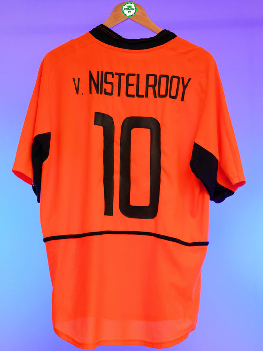 Netherlands 2002/2004 Home Shirt (#10 Van Nistelrooy) (L/XL)