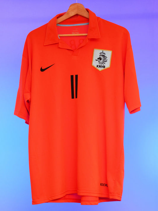 Netherlands 2006 Away Shirt (#11 Robben) (XL)
