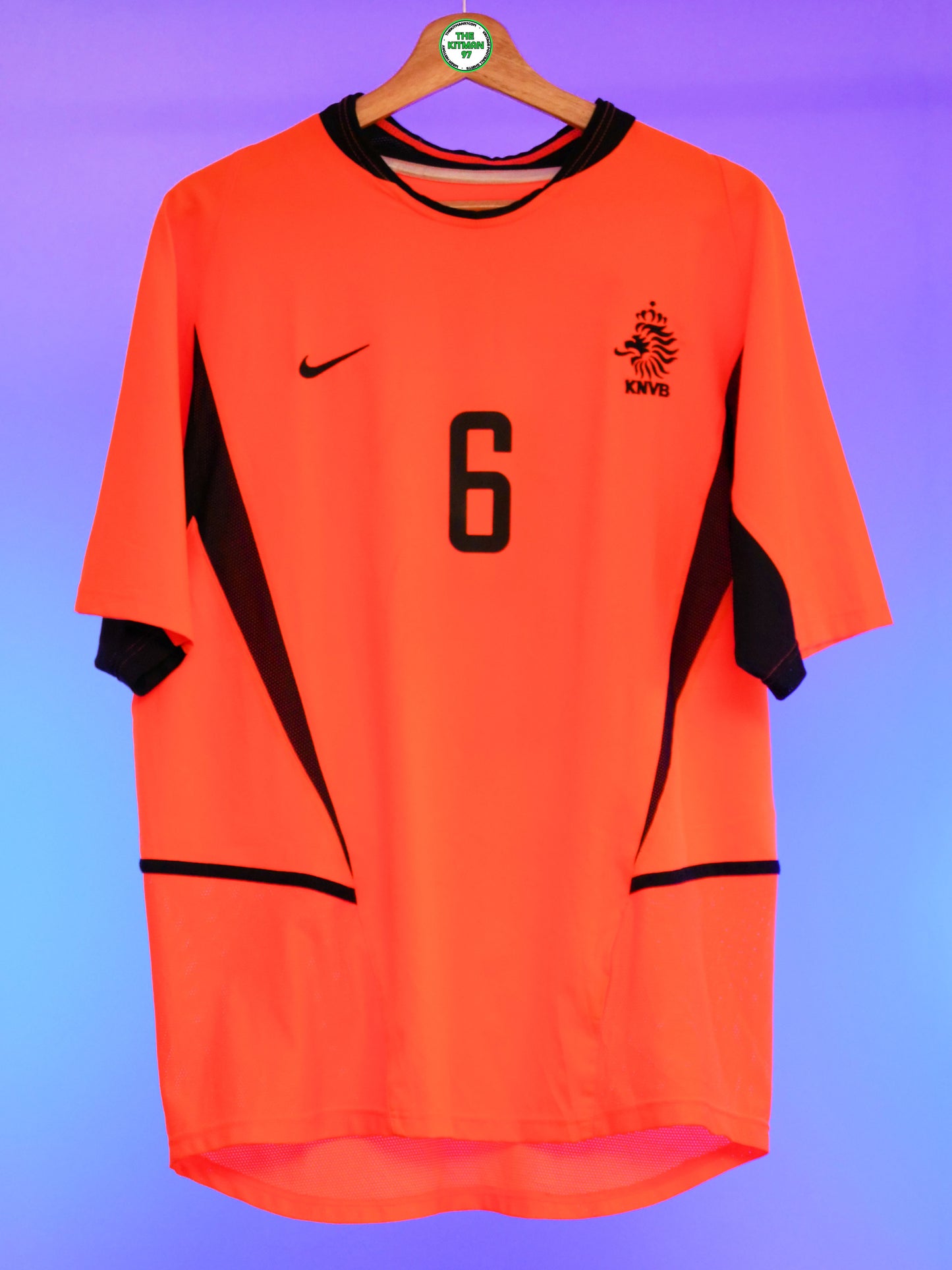 Netherlands 2002 Home Shirt (#6 Cocu) (M)