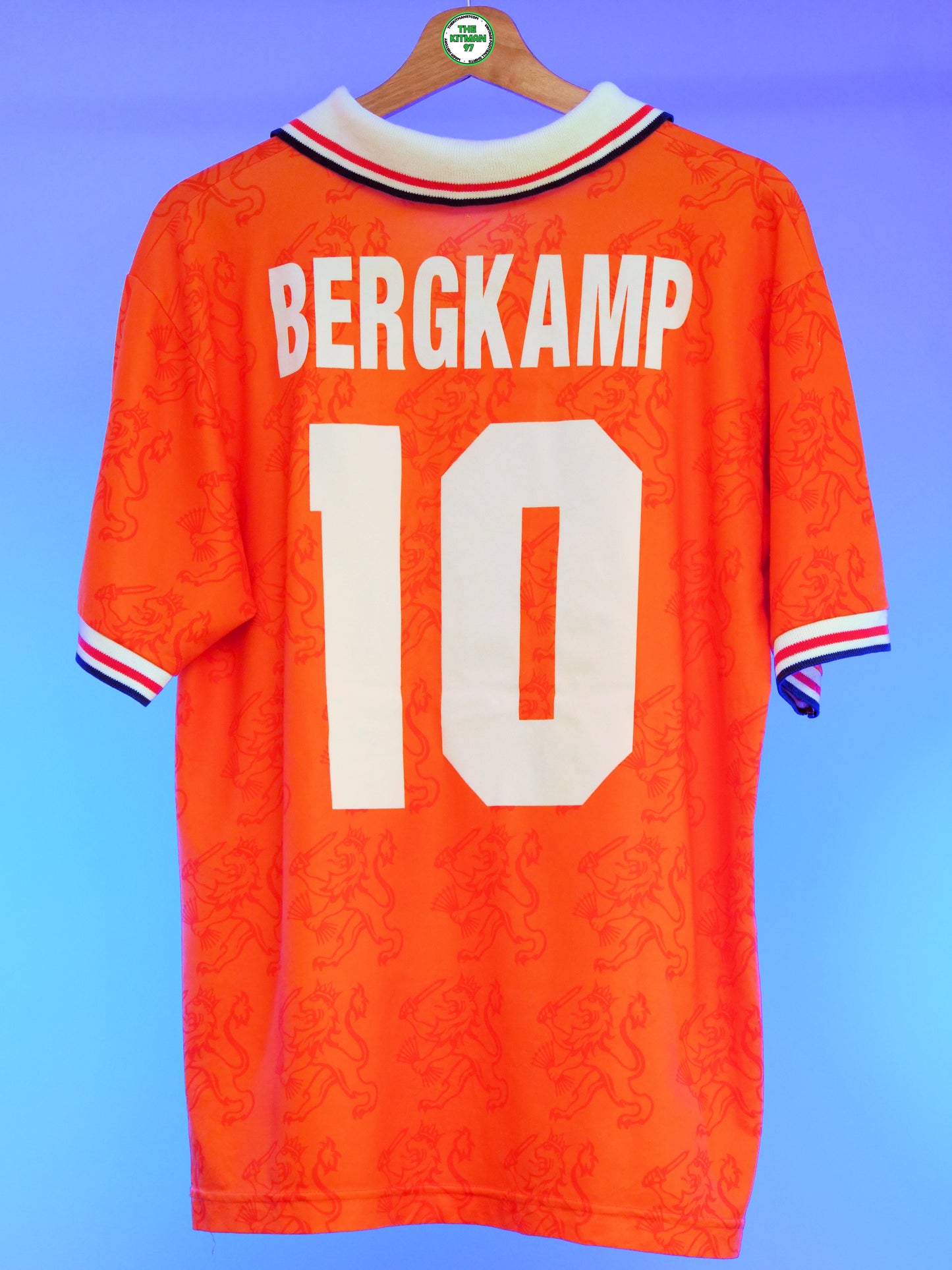 Netherlands 1994 Home Shirt (#10 Bergkamp) (M)