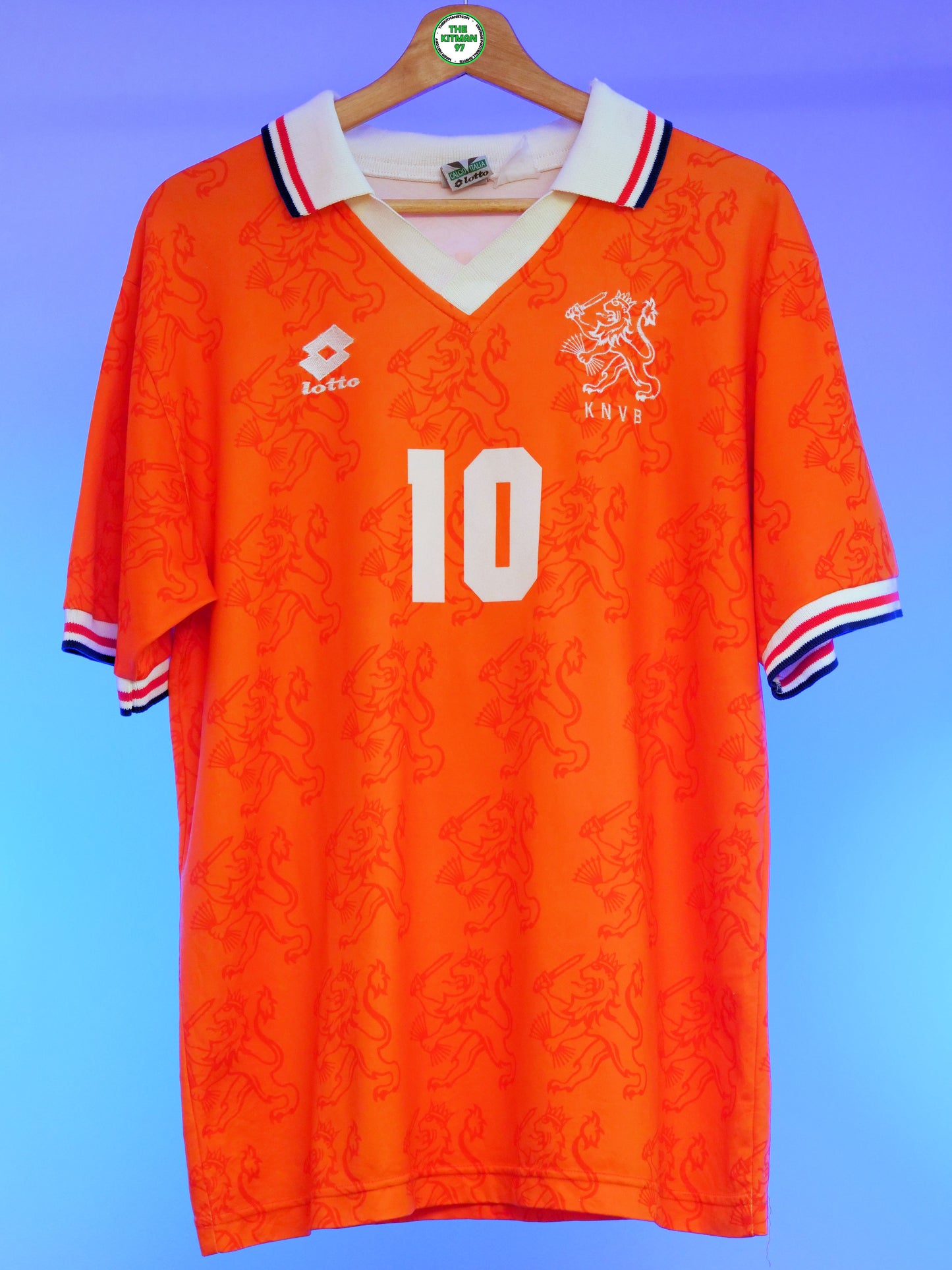 Netherlands 1994 Home Shirt (#10 Bergkamp) (M)
