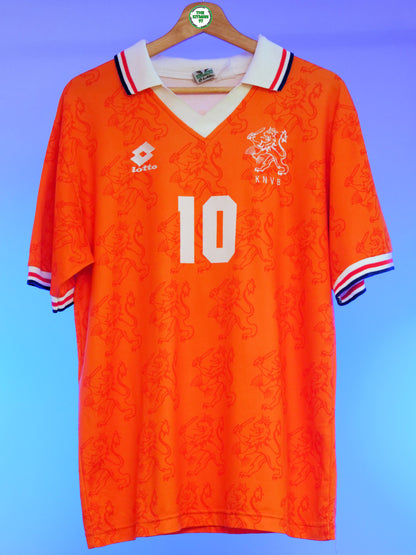 Netherlands 1994 Home Shirt (#10 Bergkamp) (M)