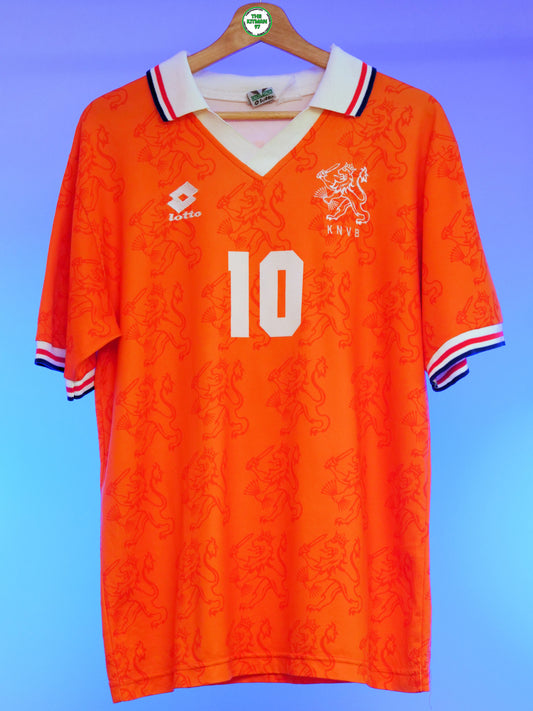 Netherlands 1994 Home Shirt (#10 Bergkamp) (M)