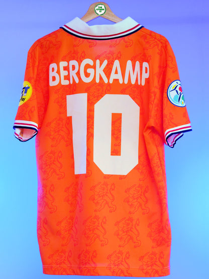 Netherlands 1994 Home Shirt (#10 Bergkamp) (L)