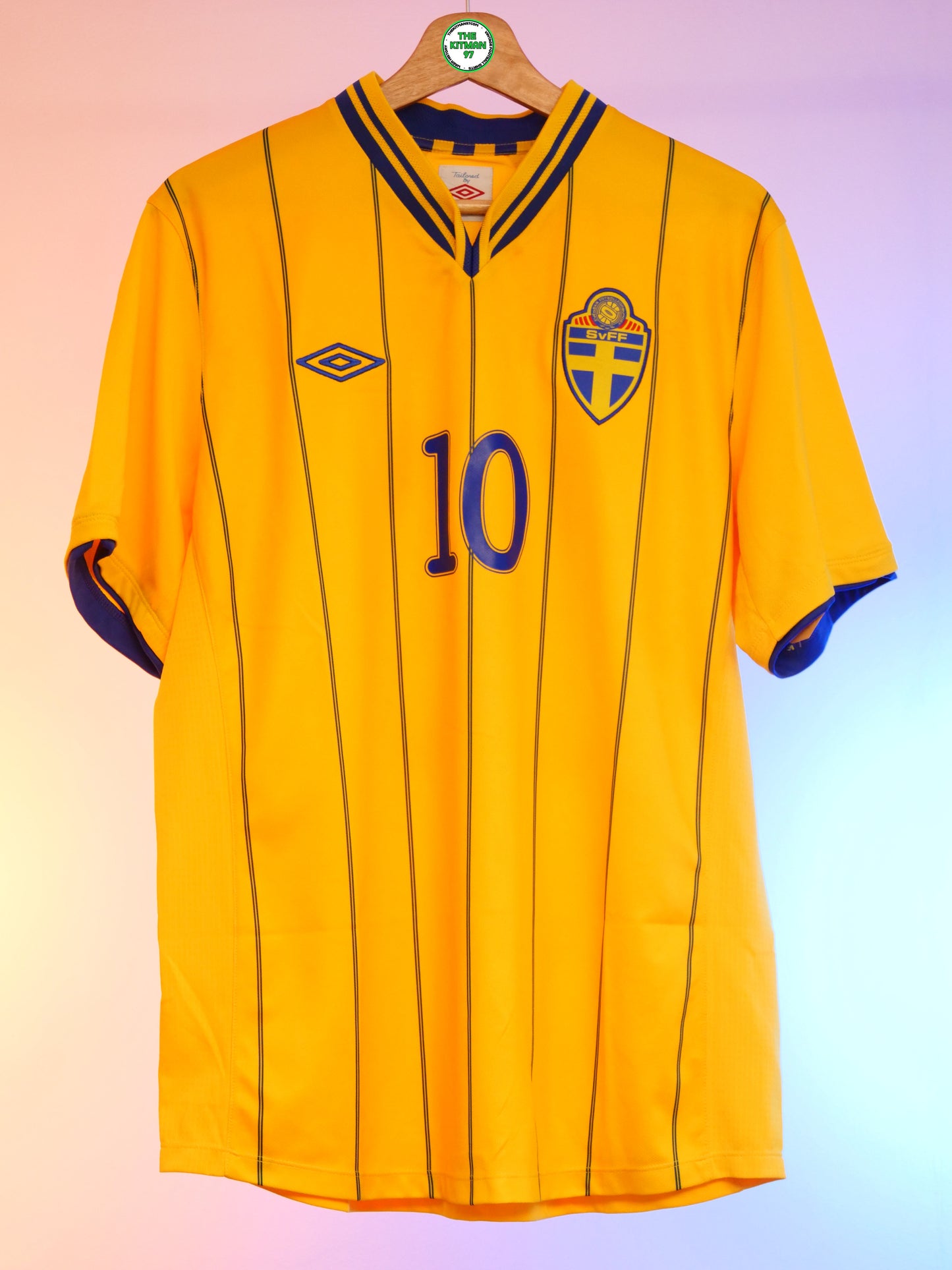 Sweden 2012/2013 Home Shirt (#10 Ibrahimovic) (L)