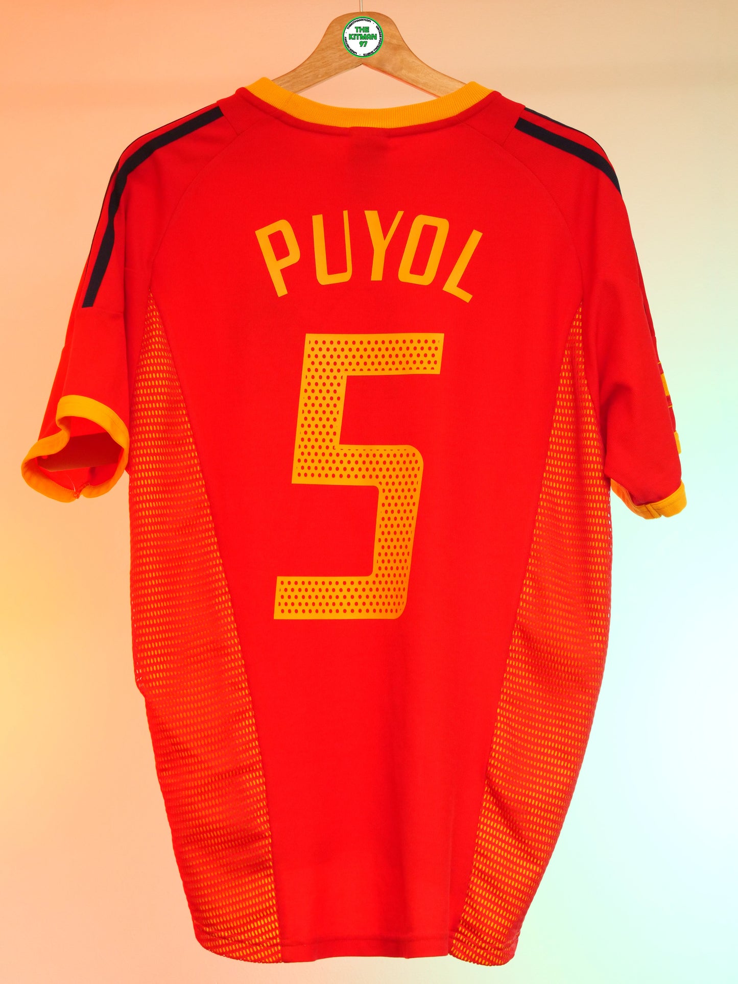 Spain 2002/2004 Home Shirt (#5 Puyol) (M)