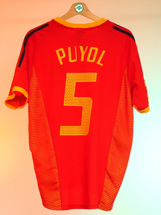 Spain 2002/2004 Home Shirt (#5 Puyol) (M)