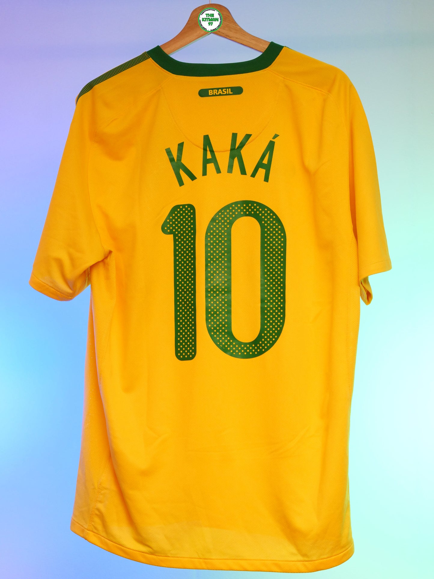 Brazil 2010 Home Shirt (#10 Kaka) (L)