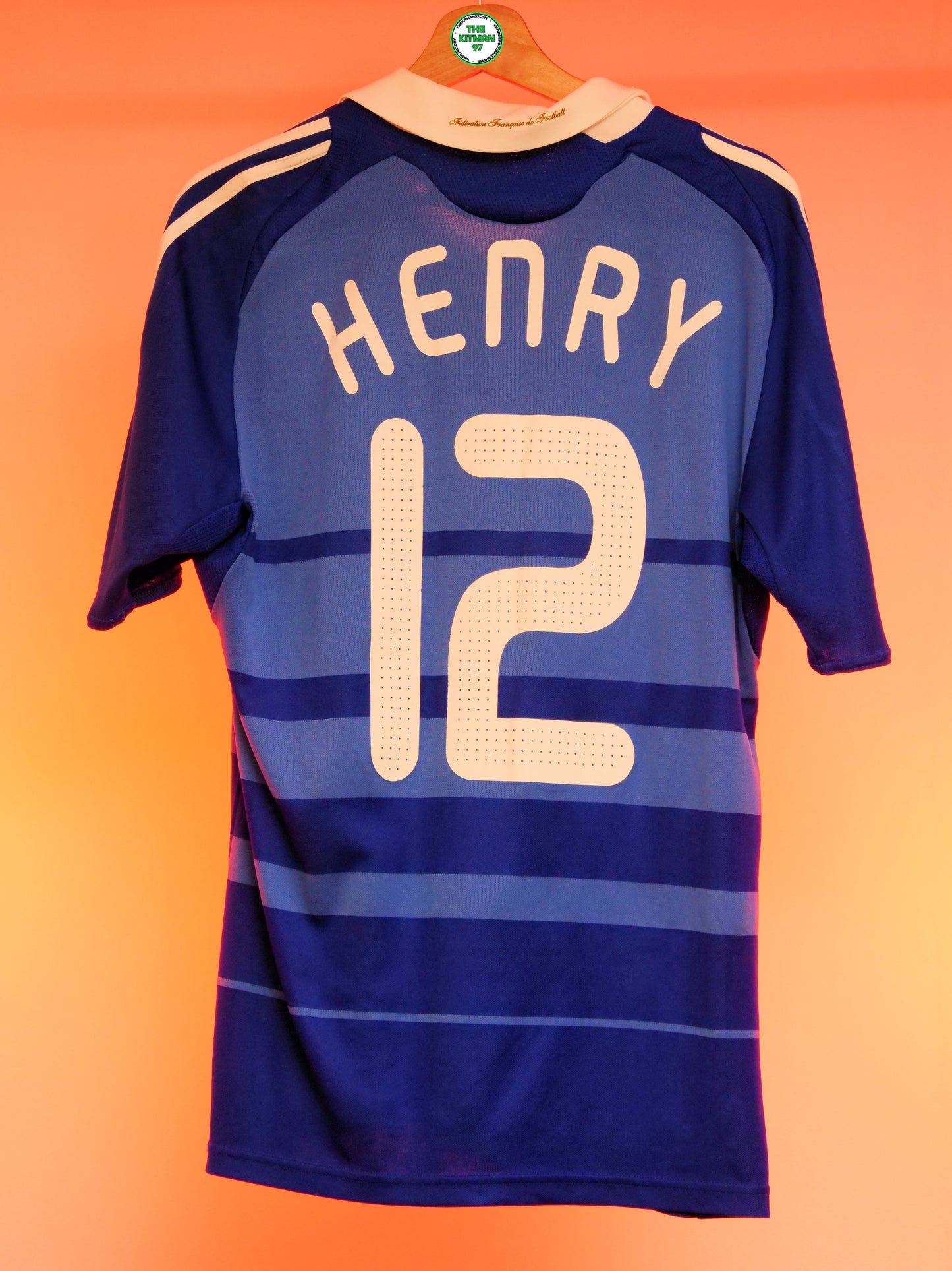 France 2008/2009 Home Shirt (#12 Henry) (M)