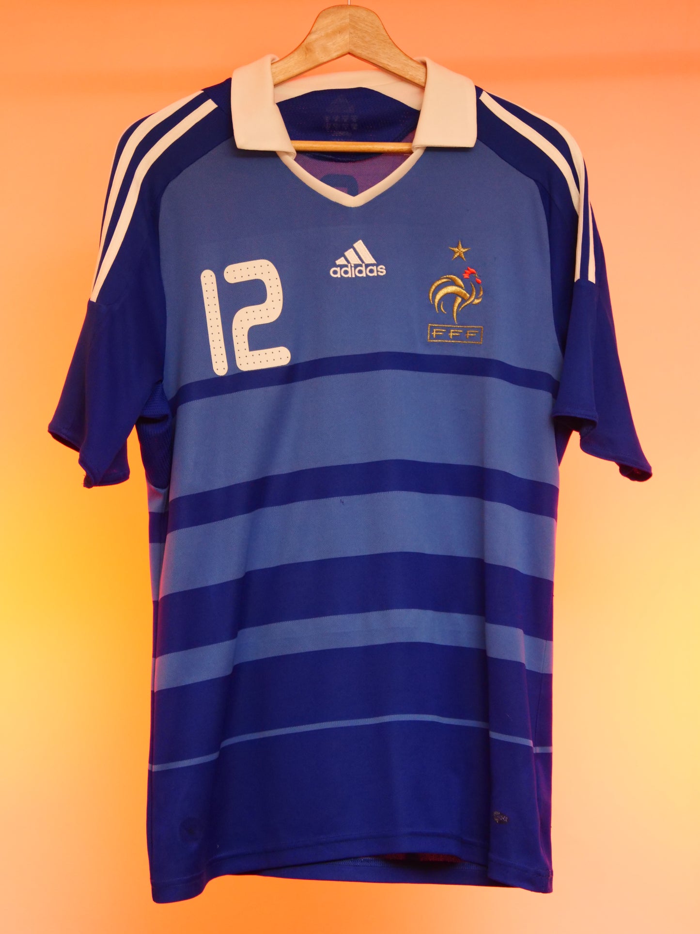 France 2008/2009 Home Shirt (#12 Henry) (M)
