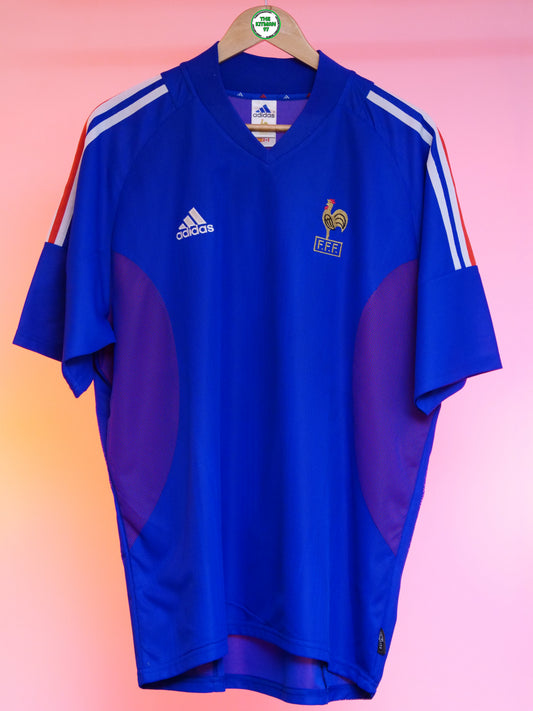 France 2002/2004 Home Shirt (#10 Zidane) (L)