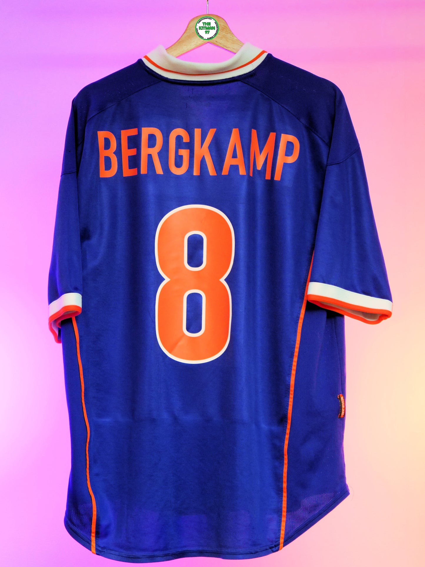 Netherlands 1998/2000 Away Shirt (#8 Bergkamp) (XL)